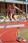 Mens 3000 metres steeplechase, 2024 NE Masters Track and Field Champs., Monkton Stadium, Jarrow.  Photo: David T. Hewitson/Sports for All Pics